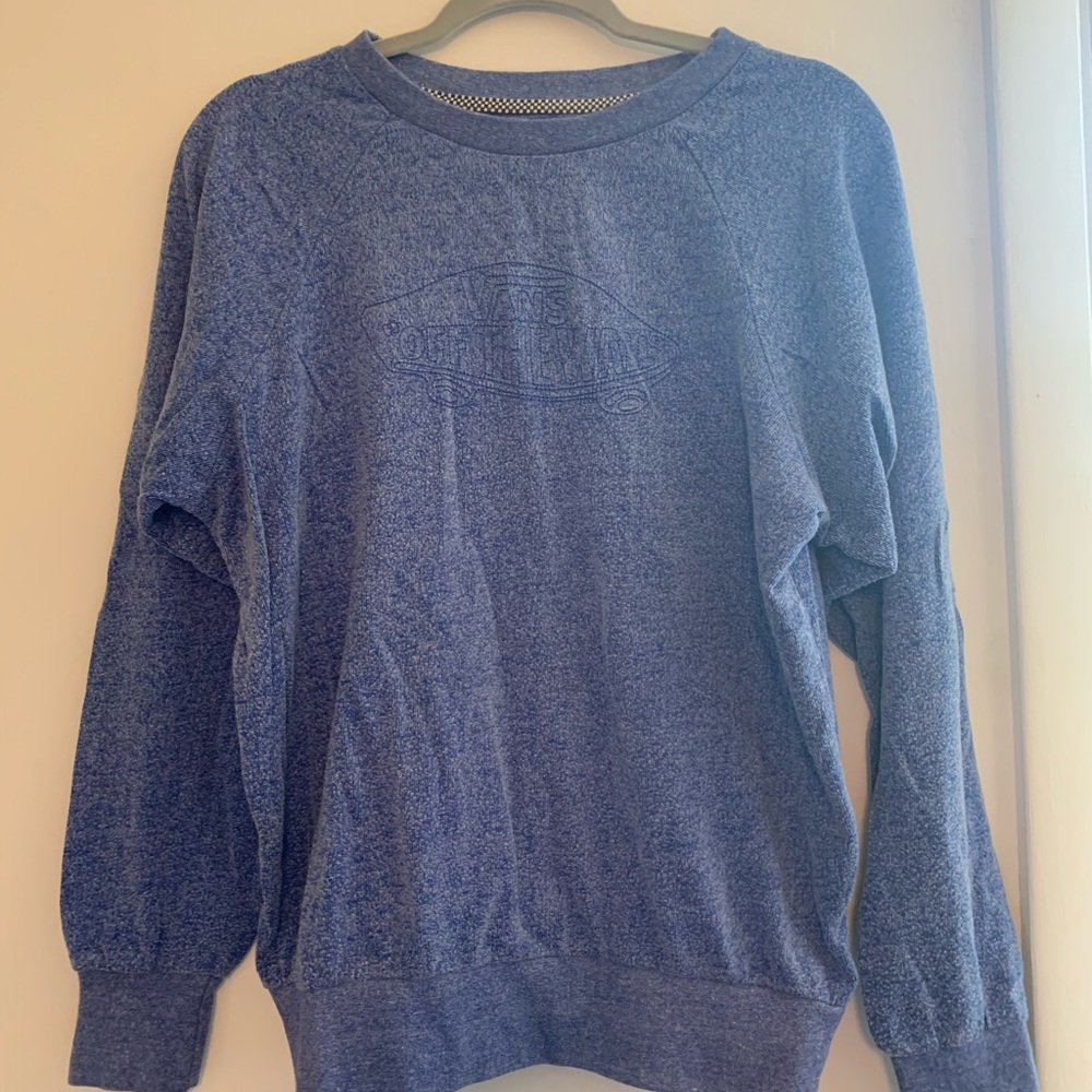 Vans Off the Wall blue sweatshirt L